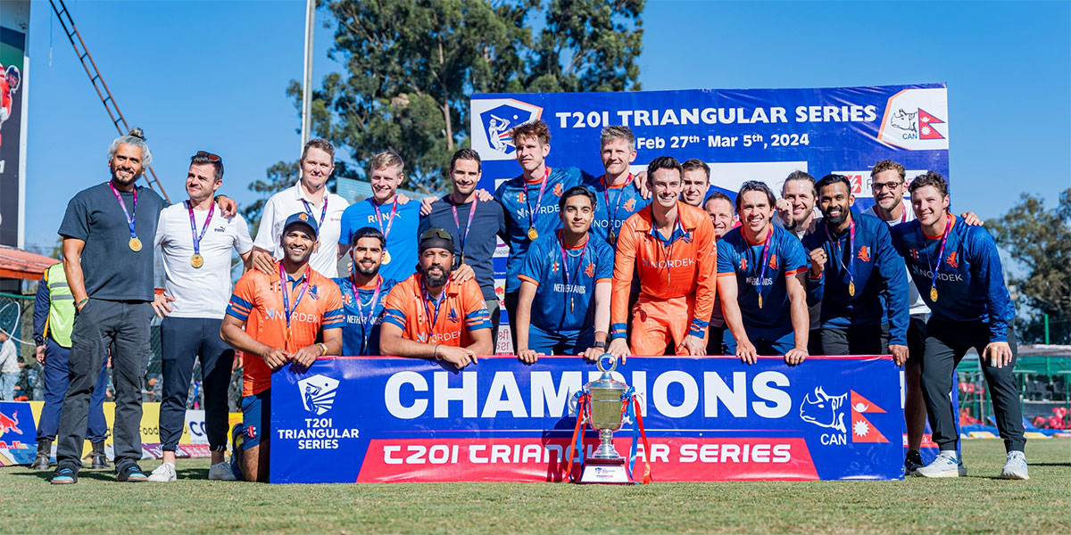Netherlands wins Tri-nation T20 International Series title