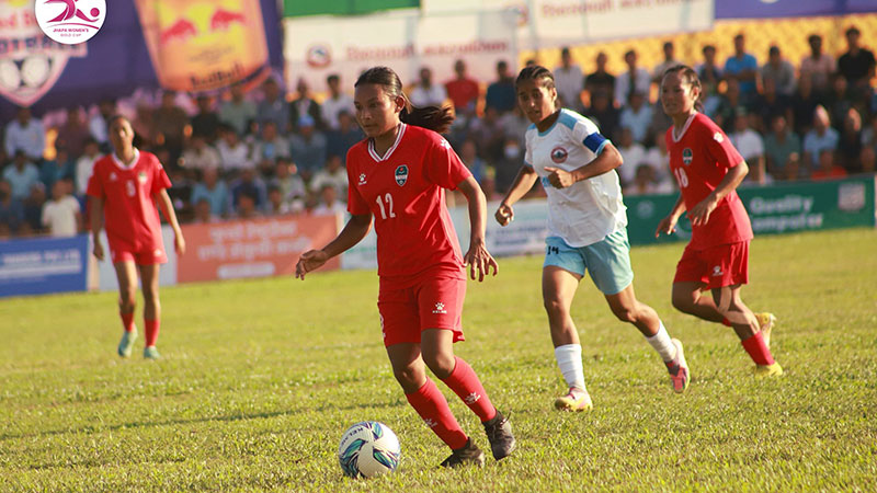 झापा महिला गोल्डकपः त्रिभुवन आर्मी सेमिफाइनलमा