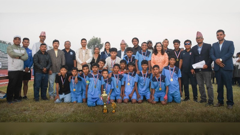 सिद्धार्थ विद्या सदन र नेपालगन्ज सेन्ट जेभियर्स एन्फा यु–१४ फुटबल च्याम्पियन