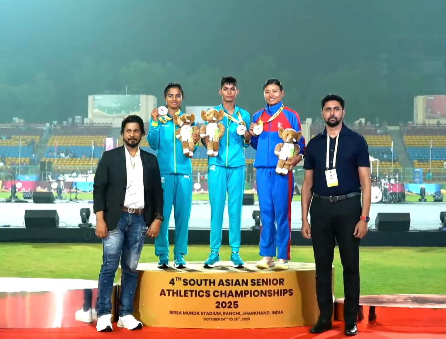 सन्ताेषीले जितिन् अर्काे कास्य पदक