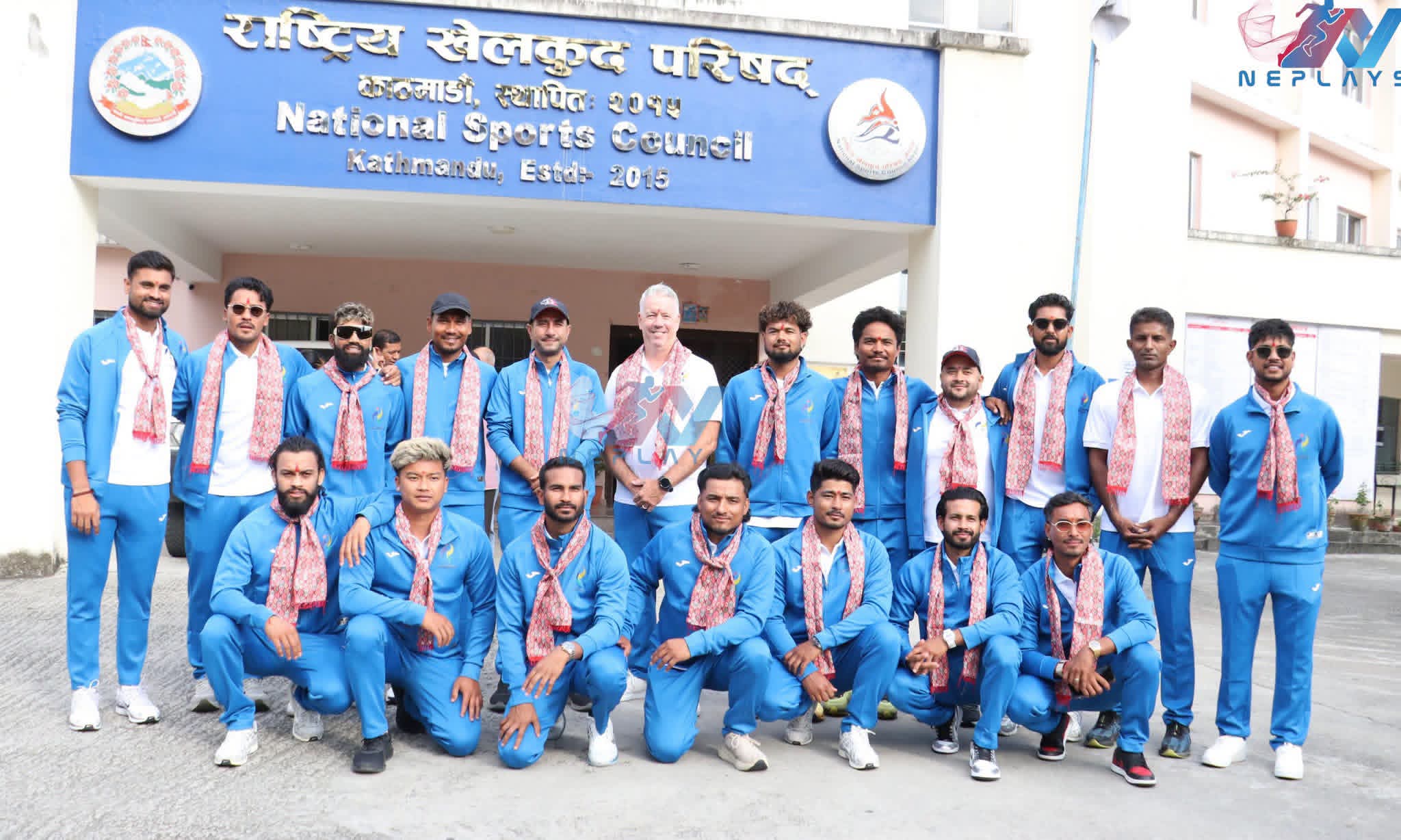 एसियन गेम्स खेल्ने नेपाली क्रिकेट टोलीको बिदाइ