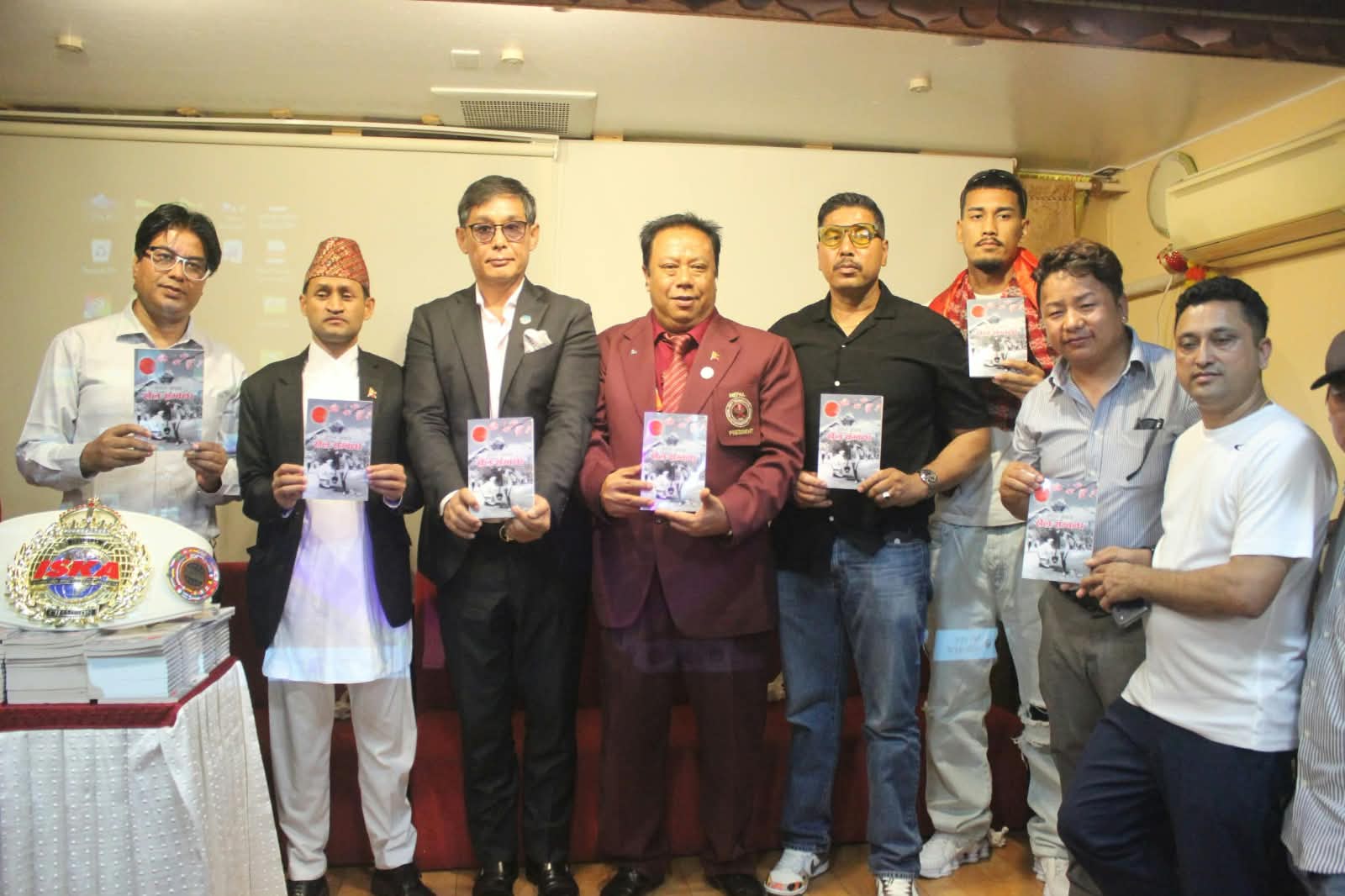 खेल पत्रकार अर्यालको पुस्तक ‘नेपाल–जापान खेल सम्बन्ध’ जापानमा बिमोचन 