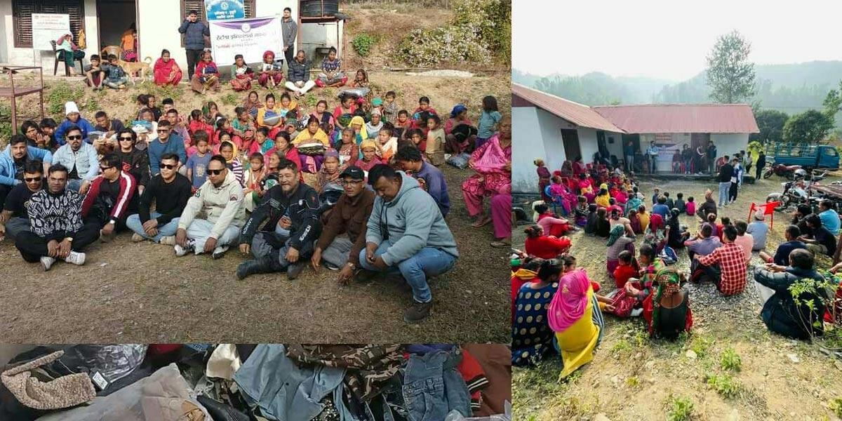 इन्फिल्डर्स, मकवानपुरद्वारा न्यानो कपडा वितरण
