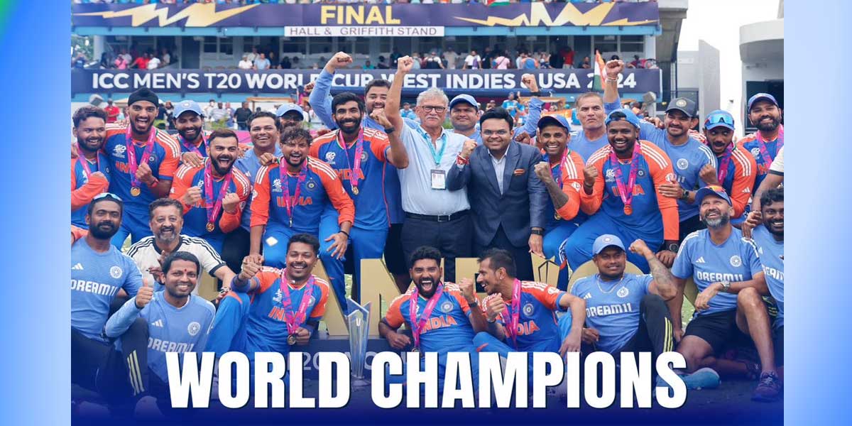 टी-२० विश्वकप जितेको भारतीय टिमलाई १२५ करोड पुरस्कार