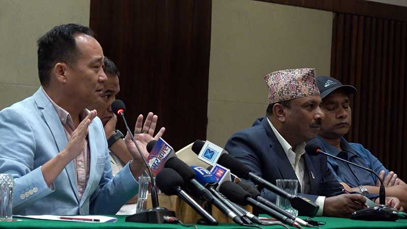 एन्फाको निलम्बन फुकुवा गर्न सरकारसँग आग्रह