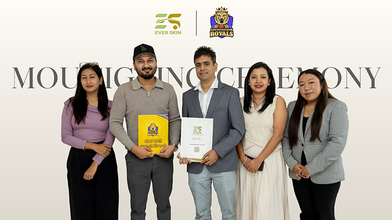 एभर स्किन एन्ड हेयर क्लिनिक बन्यो सुदूरपश्चिम रोयल्सको ‘ग्लो एन्ड पर्सनालिटी’ पार्टनर