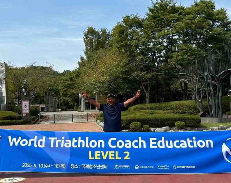 सानो भाईले पूरा गरे विश्व ट्रायथलन प्रशिक्षकको लेभल टु कोर्स