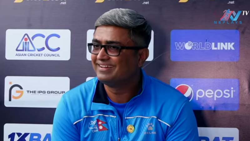 Coach Monty Desai After Being Qualified For Asia Cup
