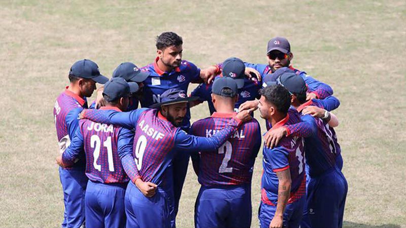 एसियाली खेलकुद : क्रिकेटमा भारतसँग नेपाल पराजित 
