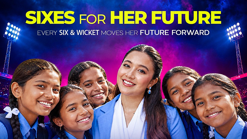 डा. सरीषा श्रेष्ठको पहलमा सुरु ‘Sixes for Her Future’ अभियानमा जनकपुर बोल्ट्सको पहिलो खेलबाटै २८ हजार संकलन