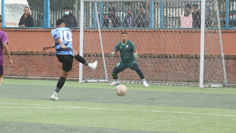 सुविलको ह्याट्रिकले वडा १६ क्वाटरफाइनलमा 