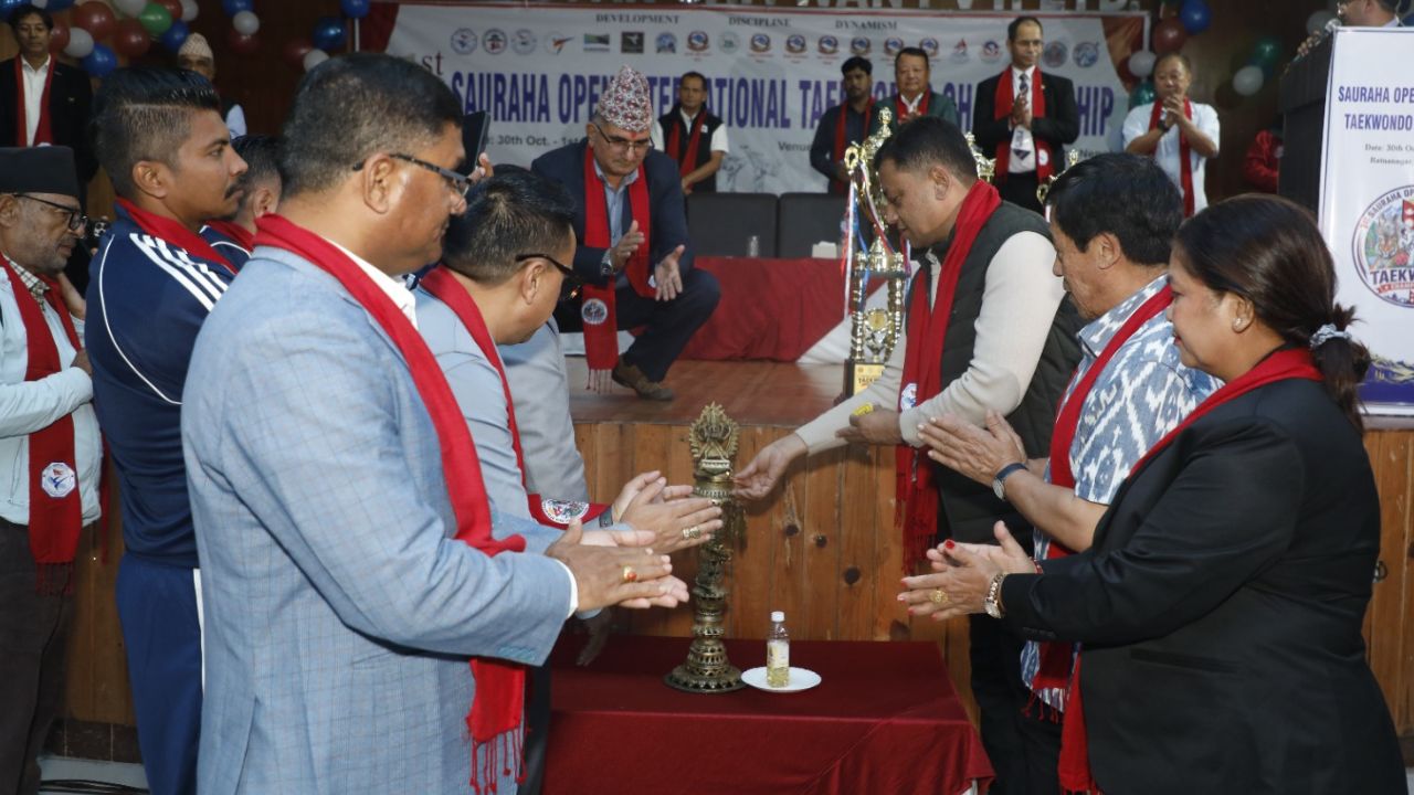 शुक्रबारदेखि सौराहा अन्तर्राष्ट्रिय तेक्वान्दो च्याम्पियनसिप सुरु